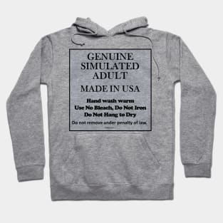 Simulated Adult Hoodie